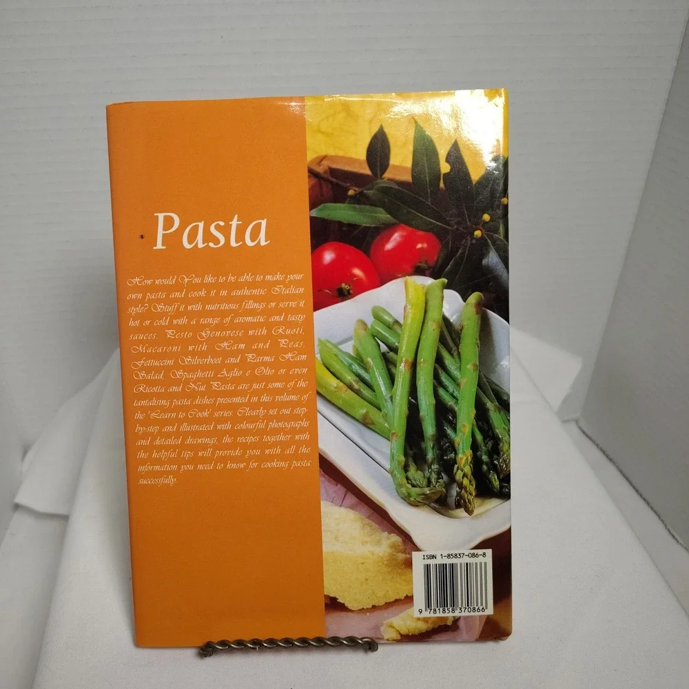 Learn to Cook Pasta Cookbook Janet Marsh-Lillie Vintage‎ Italian Recipes